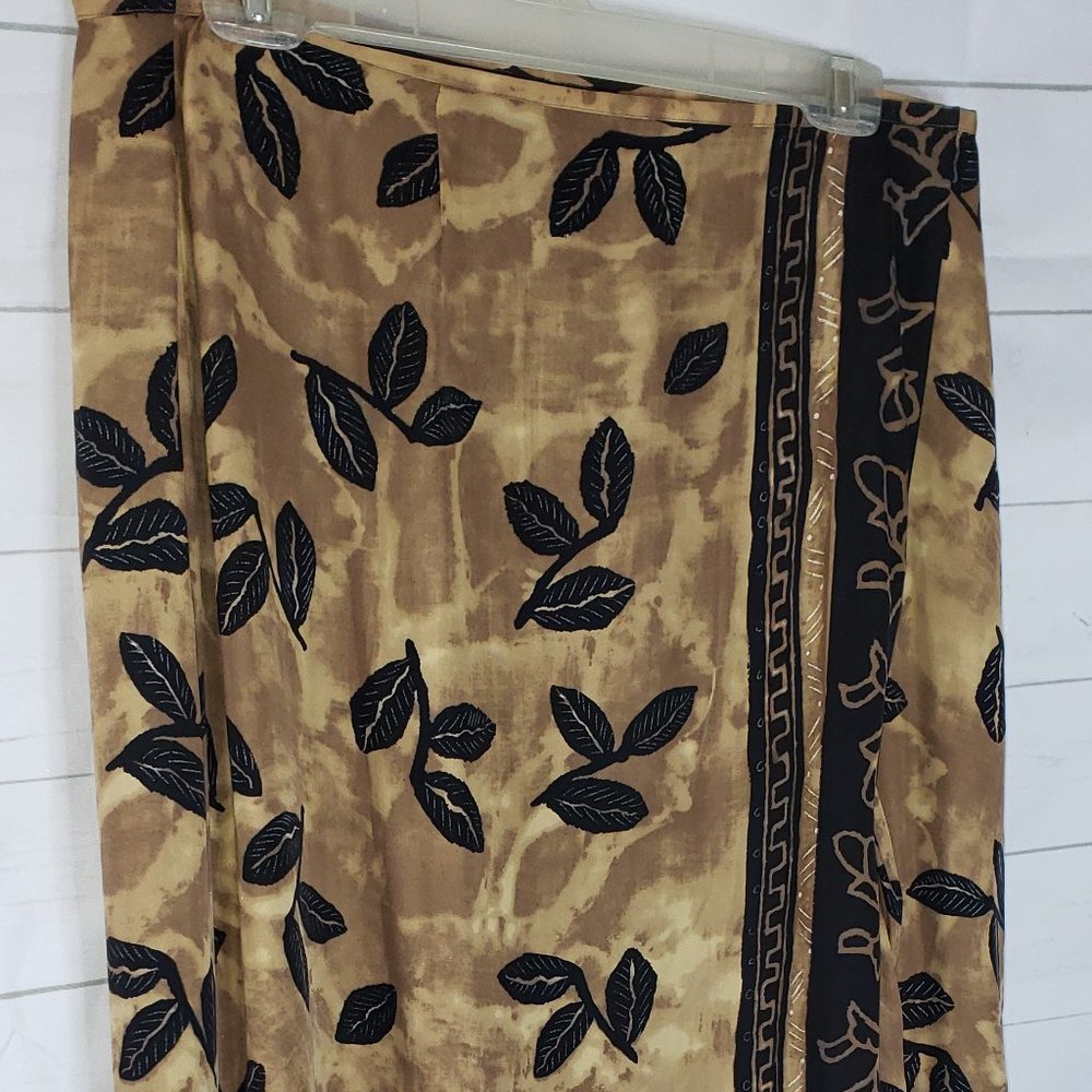 Josephine Chaus Silk Maxi  Skirt sz 14